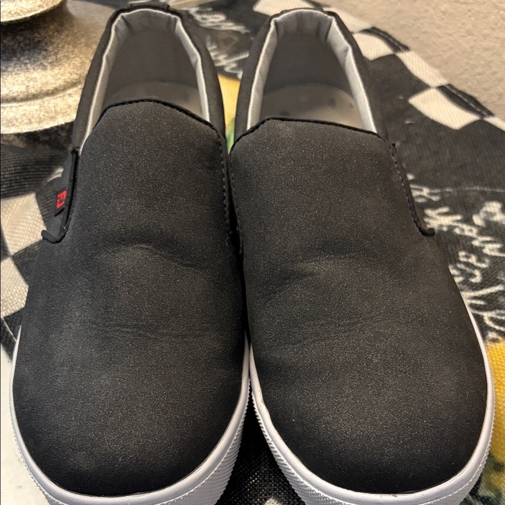 FJ Foot Joy golf shoe spike-less low top slip on retro black sparkle 7.5 W.